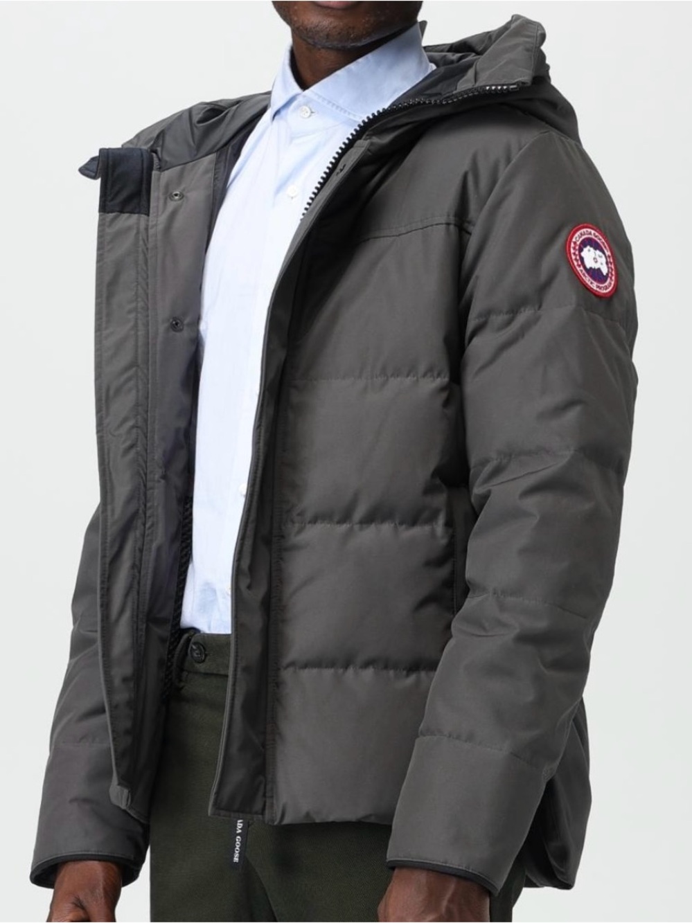Canada Goose MacMillan Parka Graphite Size L 2080M Down Puffer Jacket
